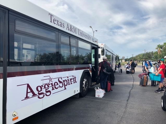 TAMUG evacuation 8/25/20