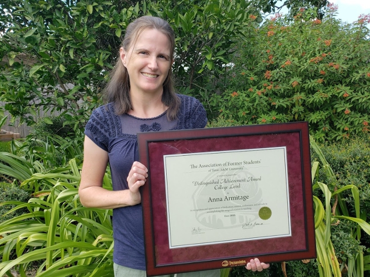 Dr. Anna Armitage and AFS award