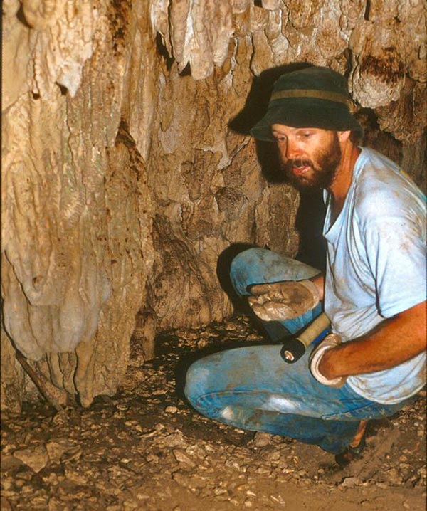 Dr. Tom Iliffe on a journey to the South Pacific in 1987