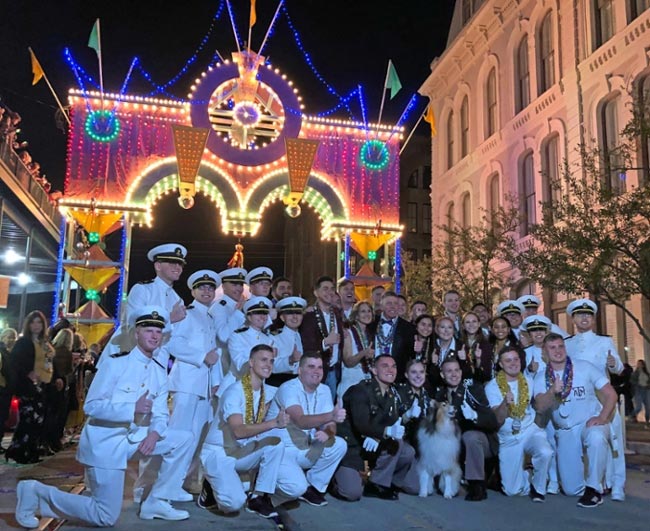 The 6th Annual Texas A&M University at Galveston Mardi Gras Parade & Viewing Party was a fun success