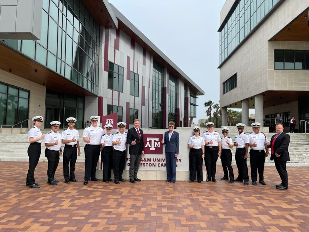 TS Kennedy arrives at Galveston Campus